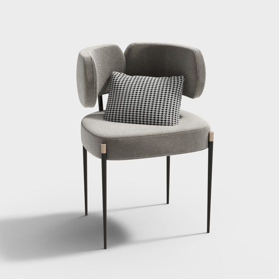Scandinavian Dining Chairs,gray