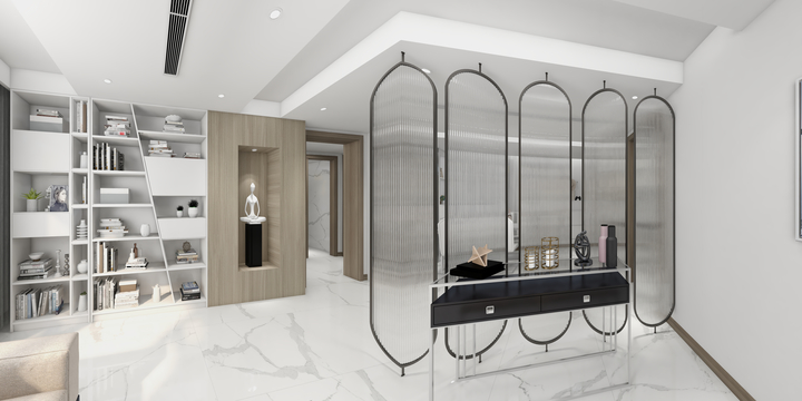 城悦室内设计-极素-新河花苑84平高品质装修效果图