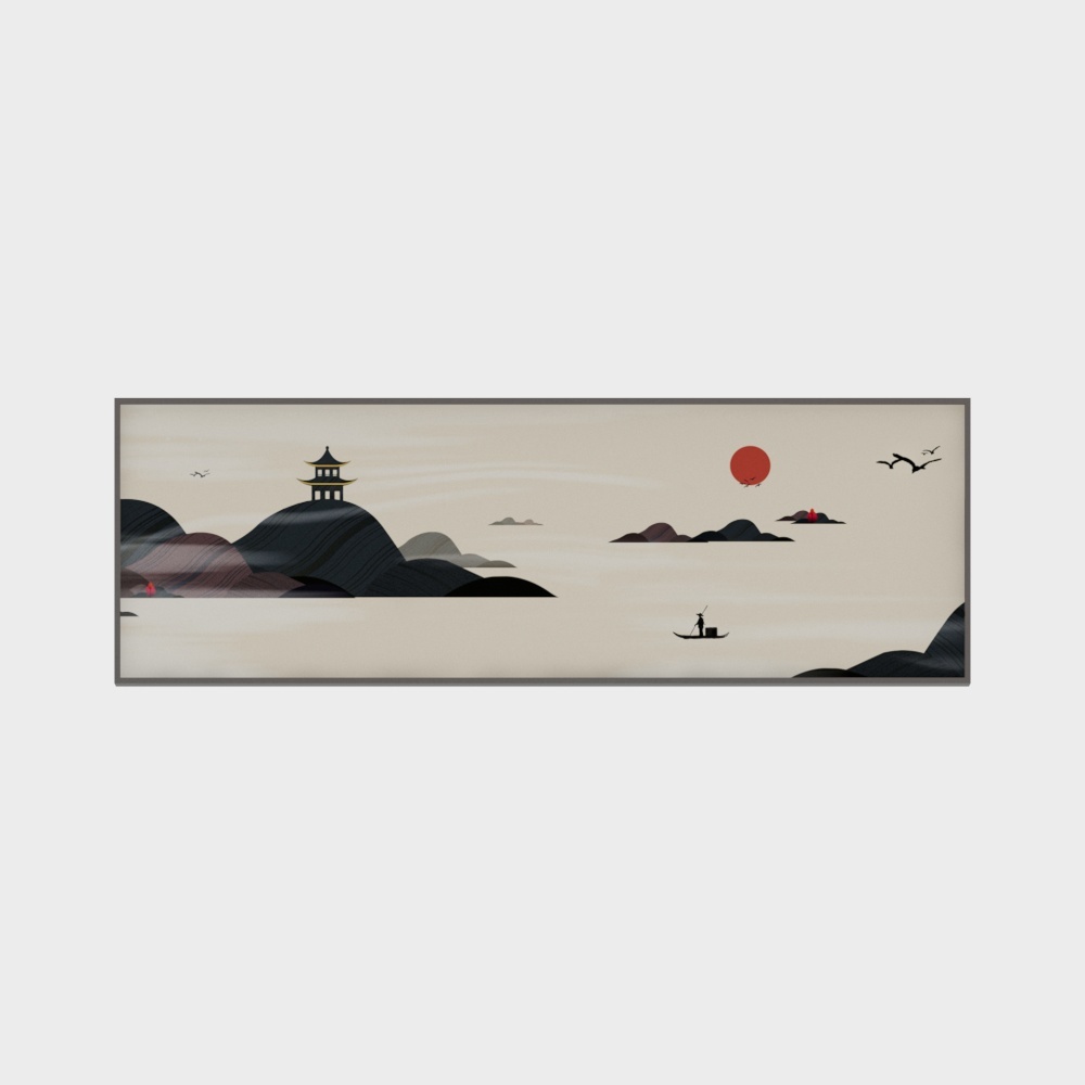 龙匠饰家-新中式装饰画-卧室装饰画