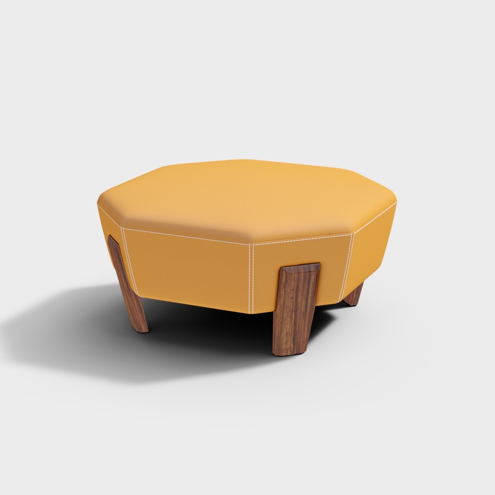 福妮特-ST002皮凳3D模型