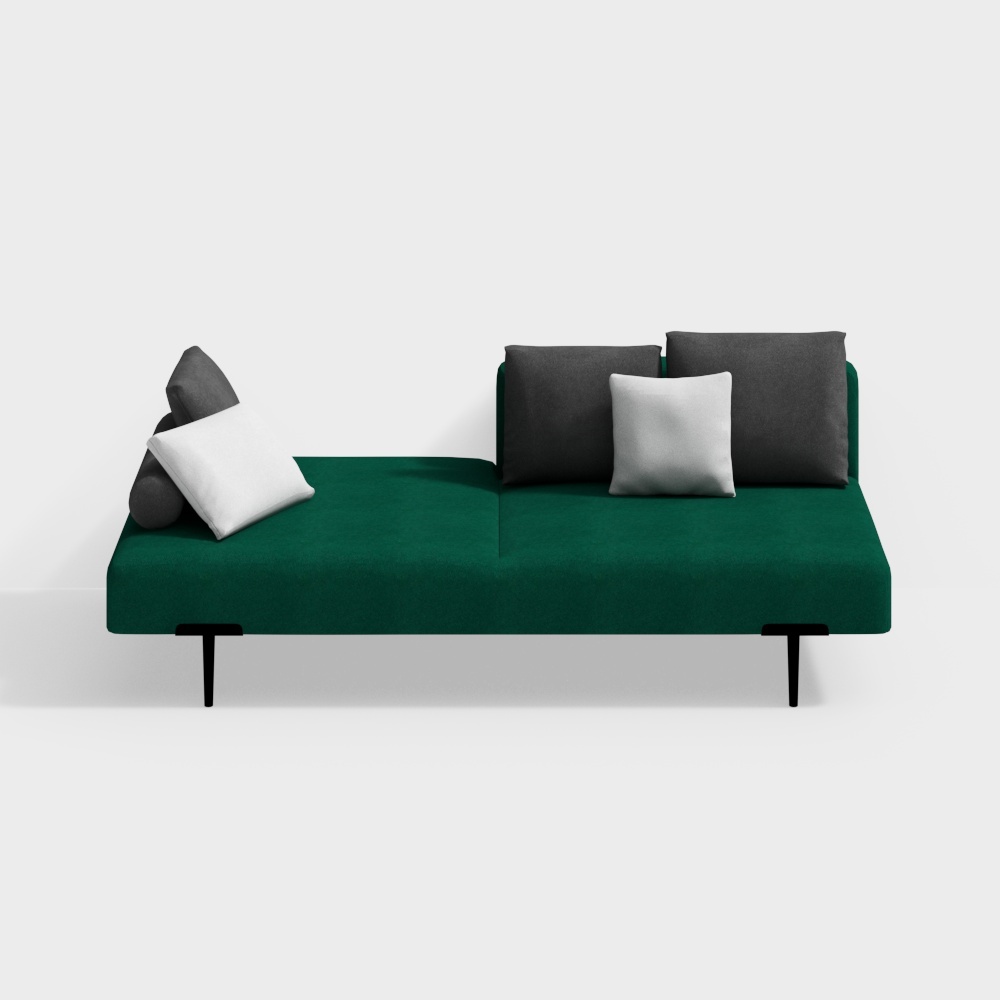 造作新家 Zaozuo Sofa T 暗苔-三人右靠背