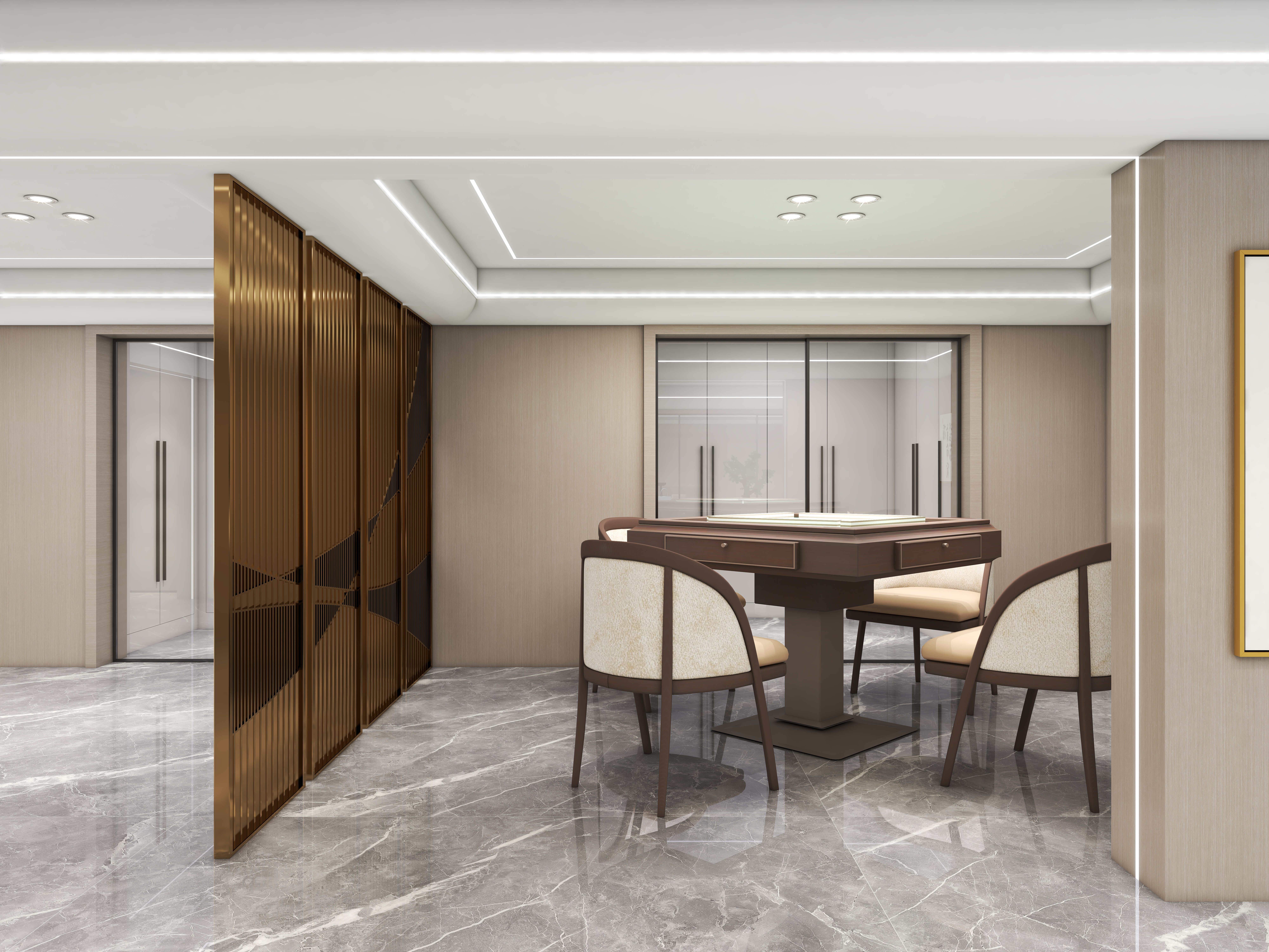 李哈哈室内设计-现代轻奢底复四居室-装修设计方案