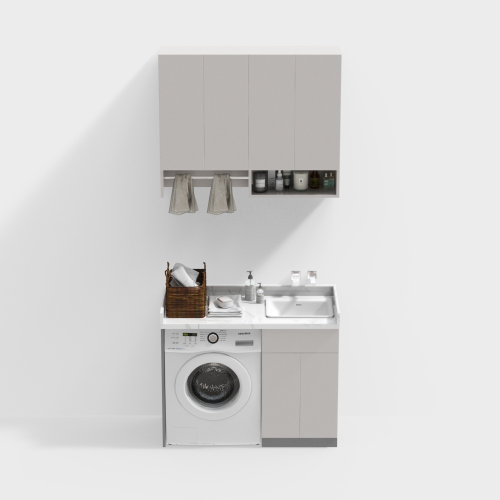 现代洗衣机分柜