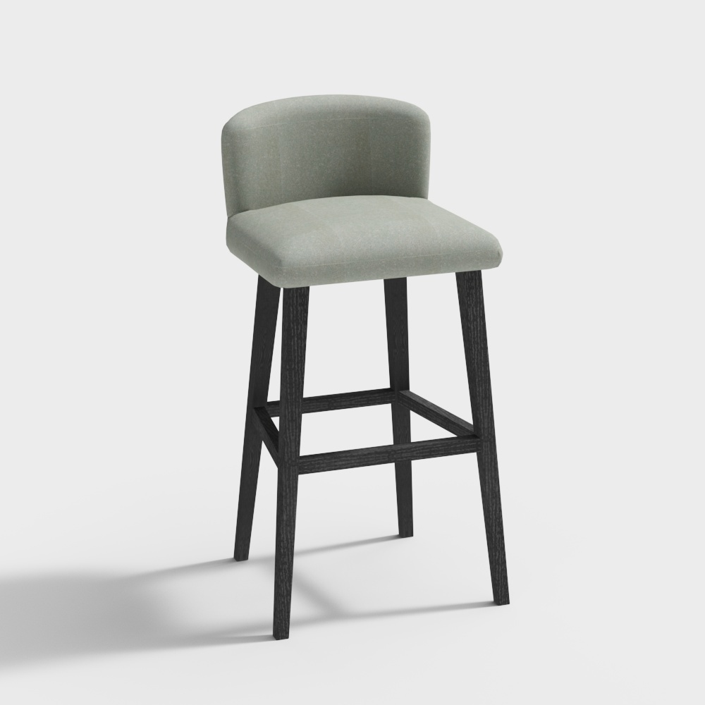 诺丁山-吧台椅-NH19533D模型
