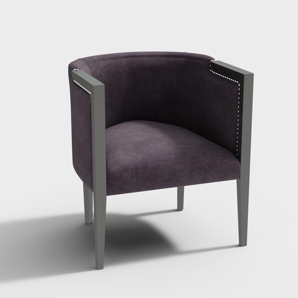 诺丁山-NH1836-休闲椅3D模型