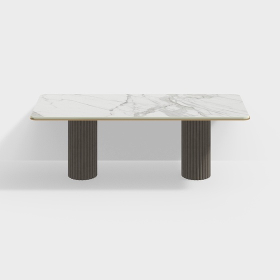 Modern Dining Table 3D Model