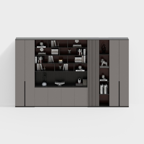 Modern Bookcases,Bookcases,gray