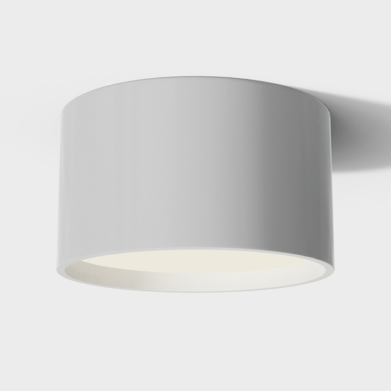 Earthy Color Hole-Free LED Downlight 3D Model