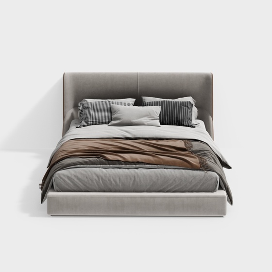 Modern Twin Beds,Twin Beds,gray