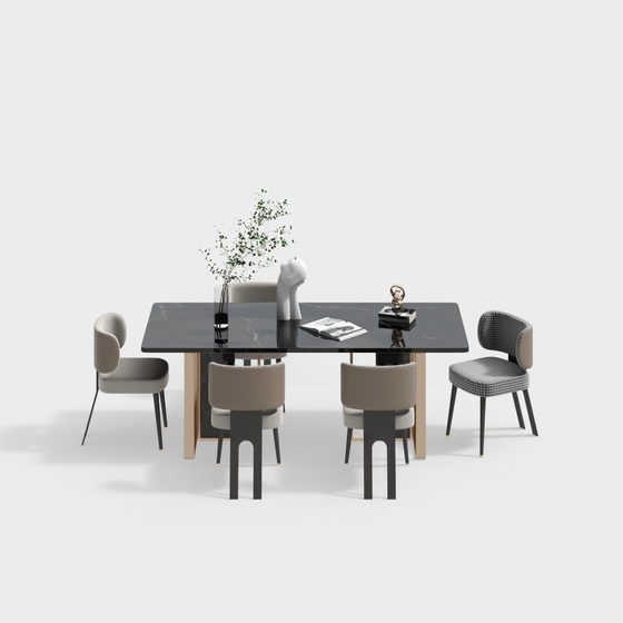 Luxury Dining Sets,black