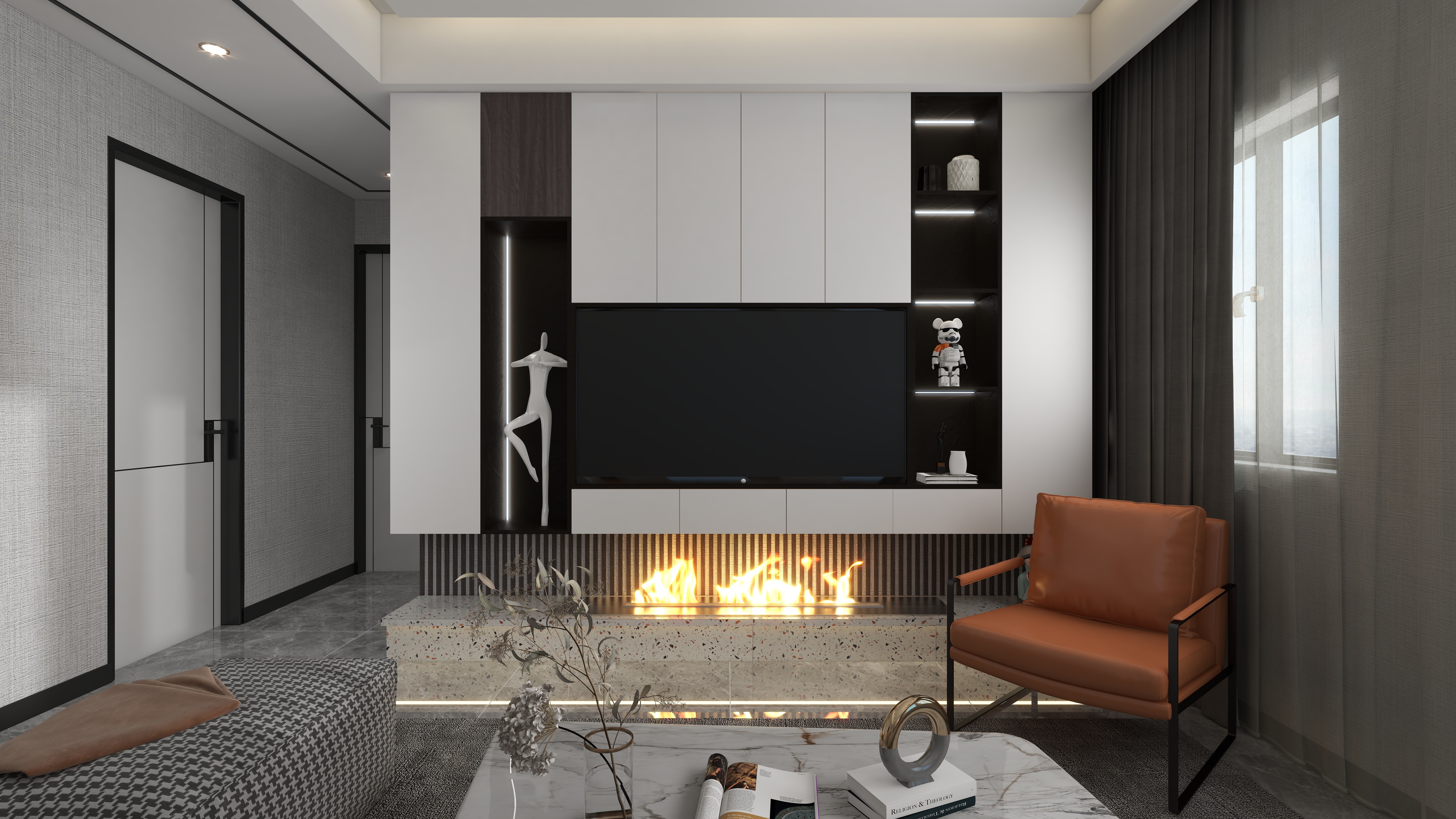 LLlk1-[灰色雾都]-现代-装修设计方案