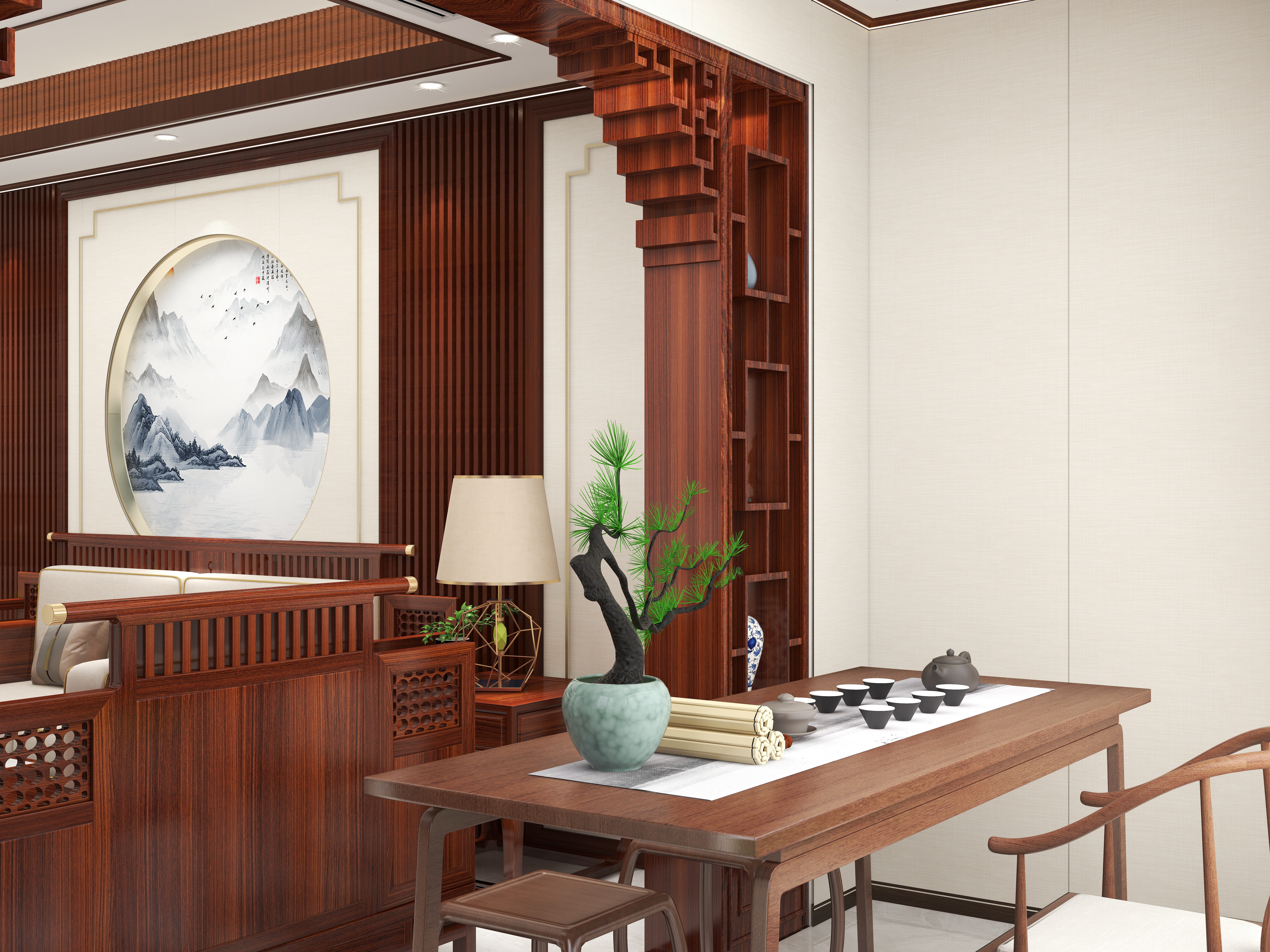 莫载瑶-中式风格-装修设计方案