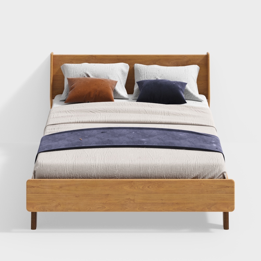 Scandinavian twin store bed frame