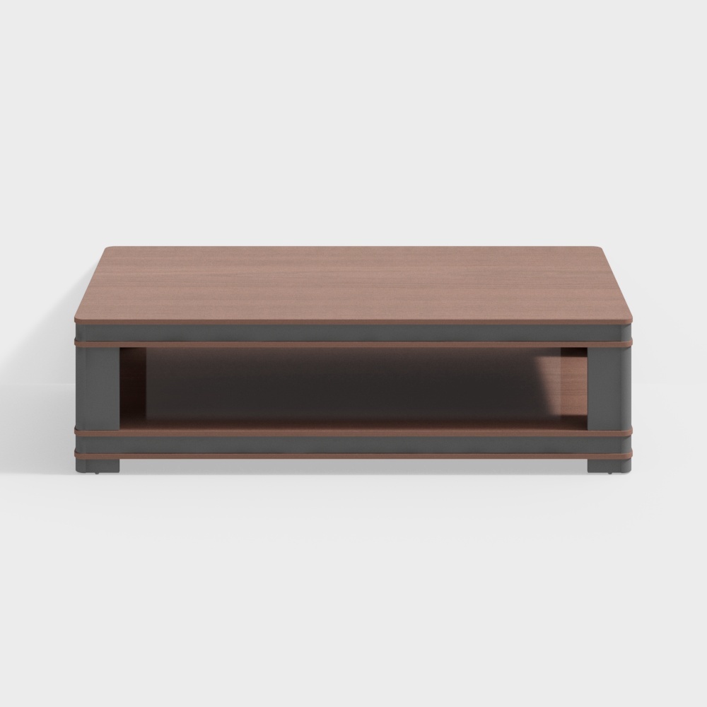 中式-TS07J-办公家具方型茶机3D模型