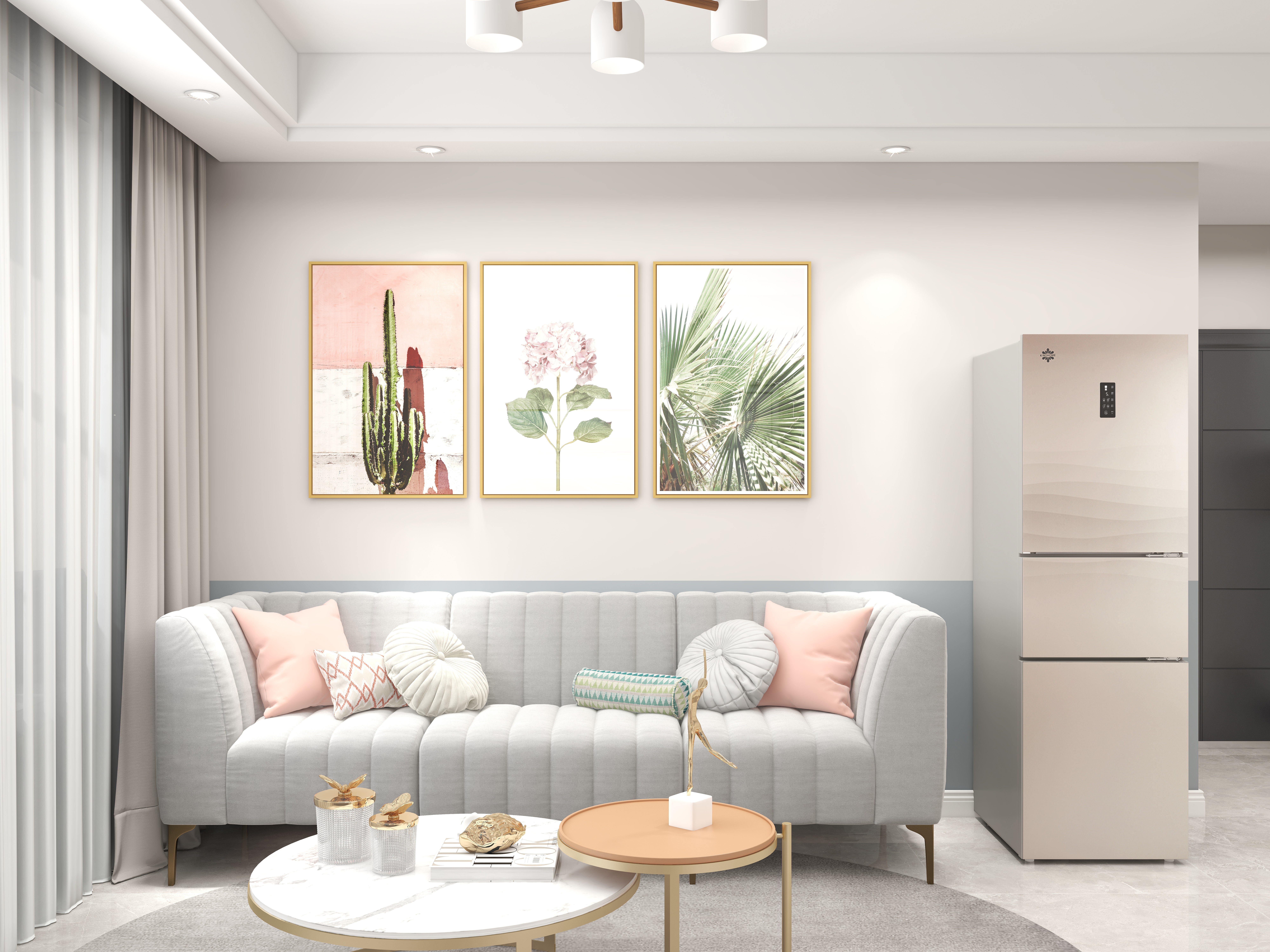 壹诺设计工作室-北欧风格装修效果图