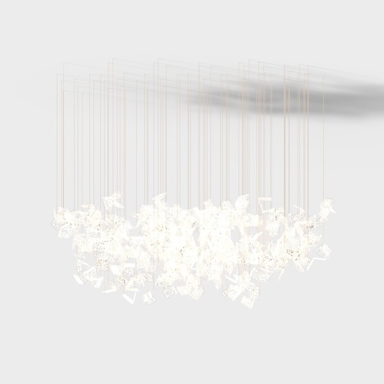 Modern light luxury crystal chandelier