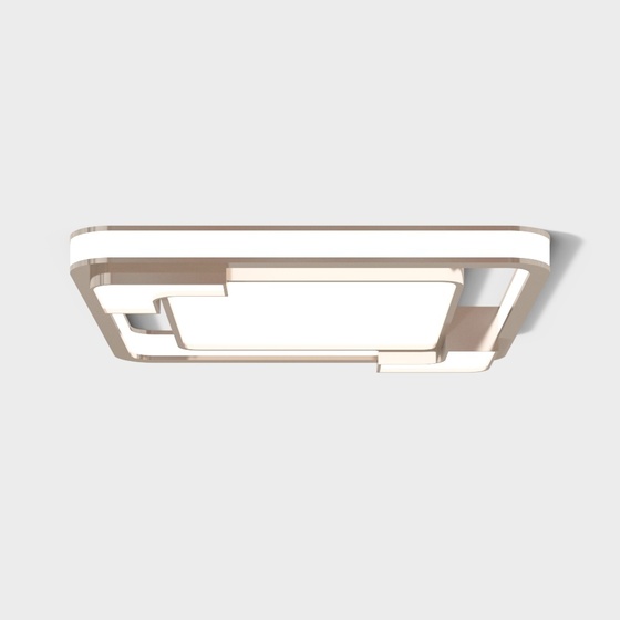 Modern square ceiling lamp