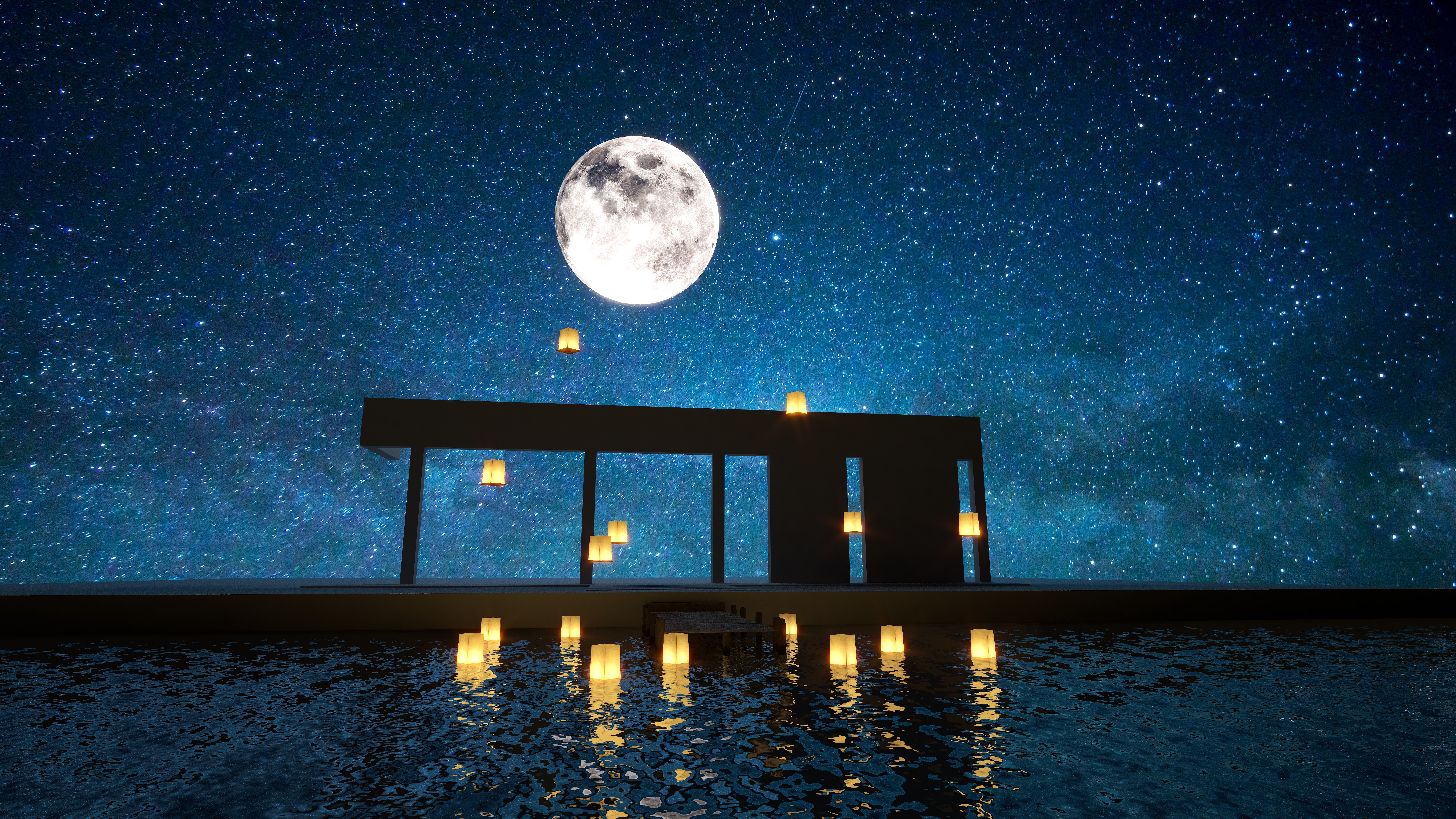 蜗牛yma_-海上生明月，天涯共此时-装修设计方案