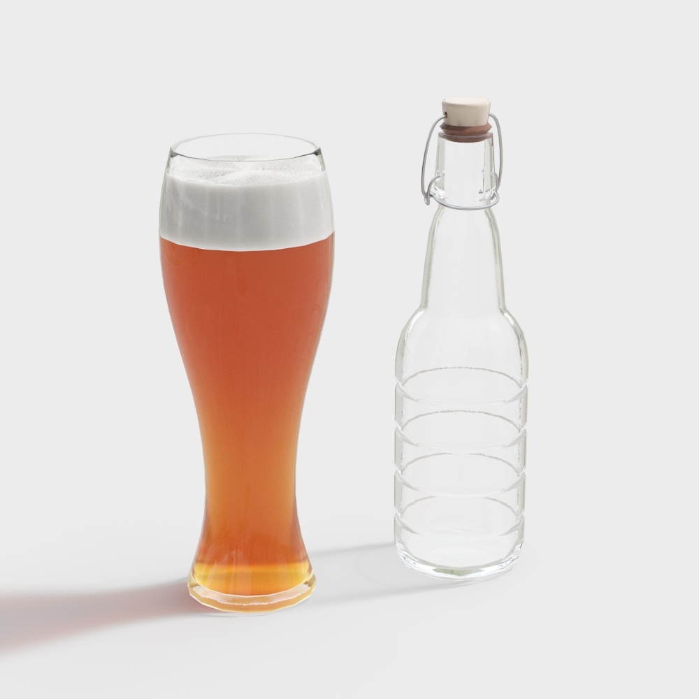 现代啤酒酒杯