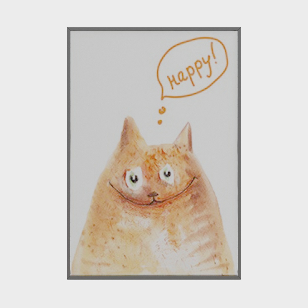 现代猫挂画