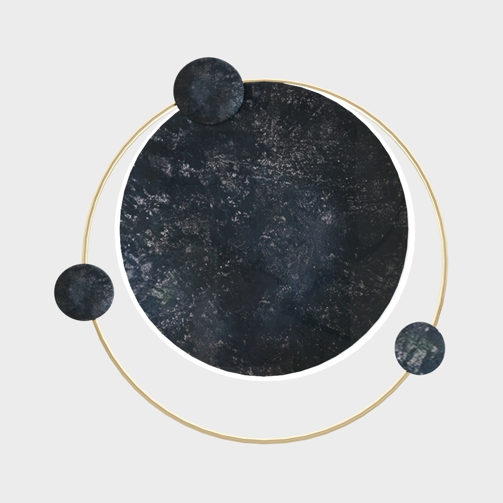 现代墙饰挂件蓝星系