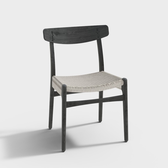 2110 Dining Chair 3D Model Without Arms for Dining