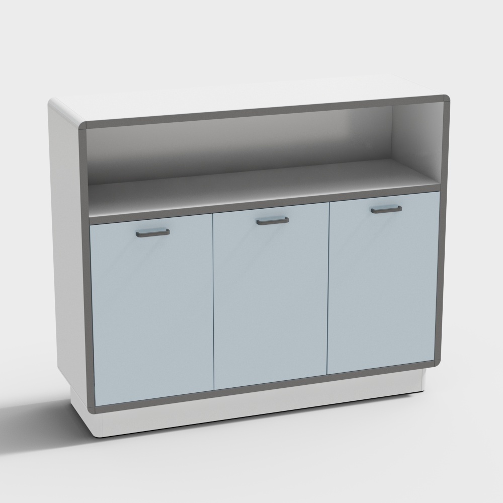 简约后现代-TK26-办公家具档案柜书柜储物柜背景柜文件柜装饰柜隔墙柜3D模型