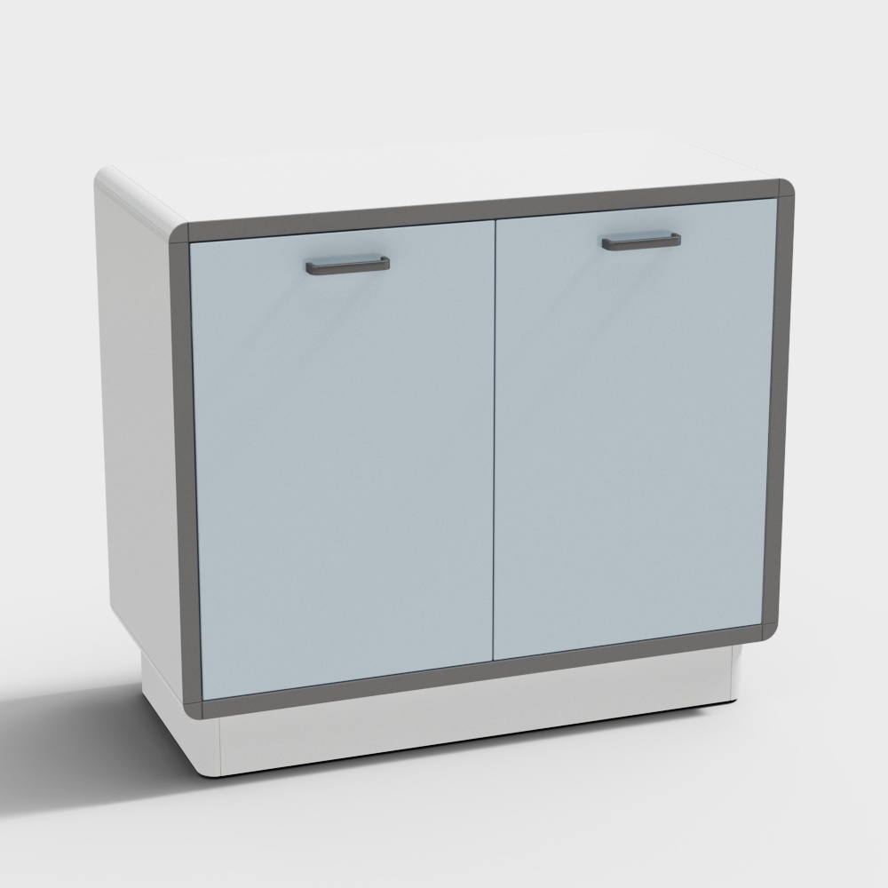 简约后现代-TK19-办公家具档案柜书柜储物柜背景柜文件柜装饰柜隔墙柜3D模型