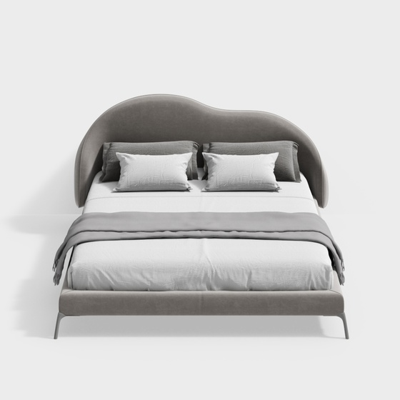 Modern Twin Beds,Twin Beds,gray