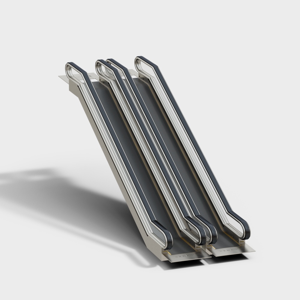 现代扶手电梯3D模型