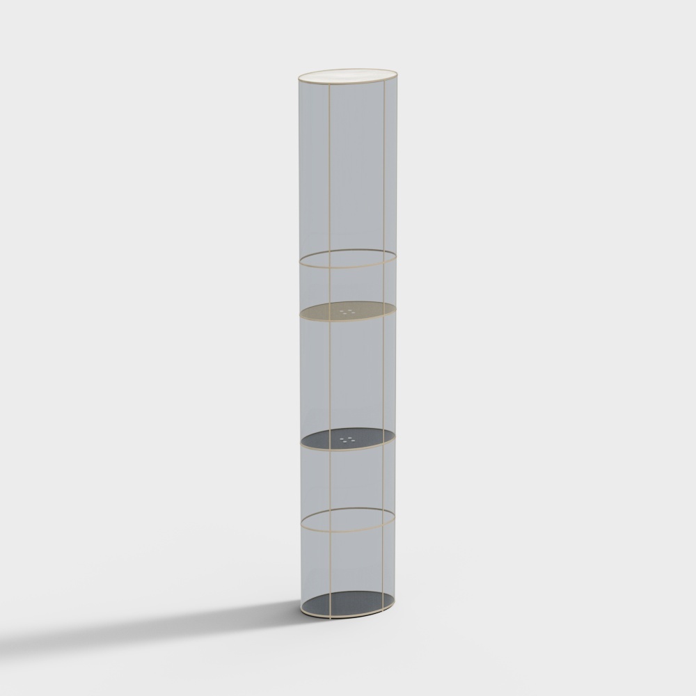 现代旋转楼梯电梯3D模型