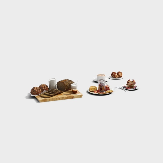 Modern Food and Snacks,Food and Snacks,Table Decor,Gray+Brown