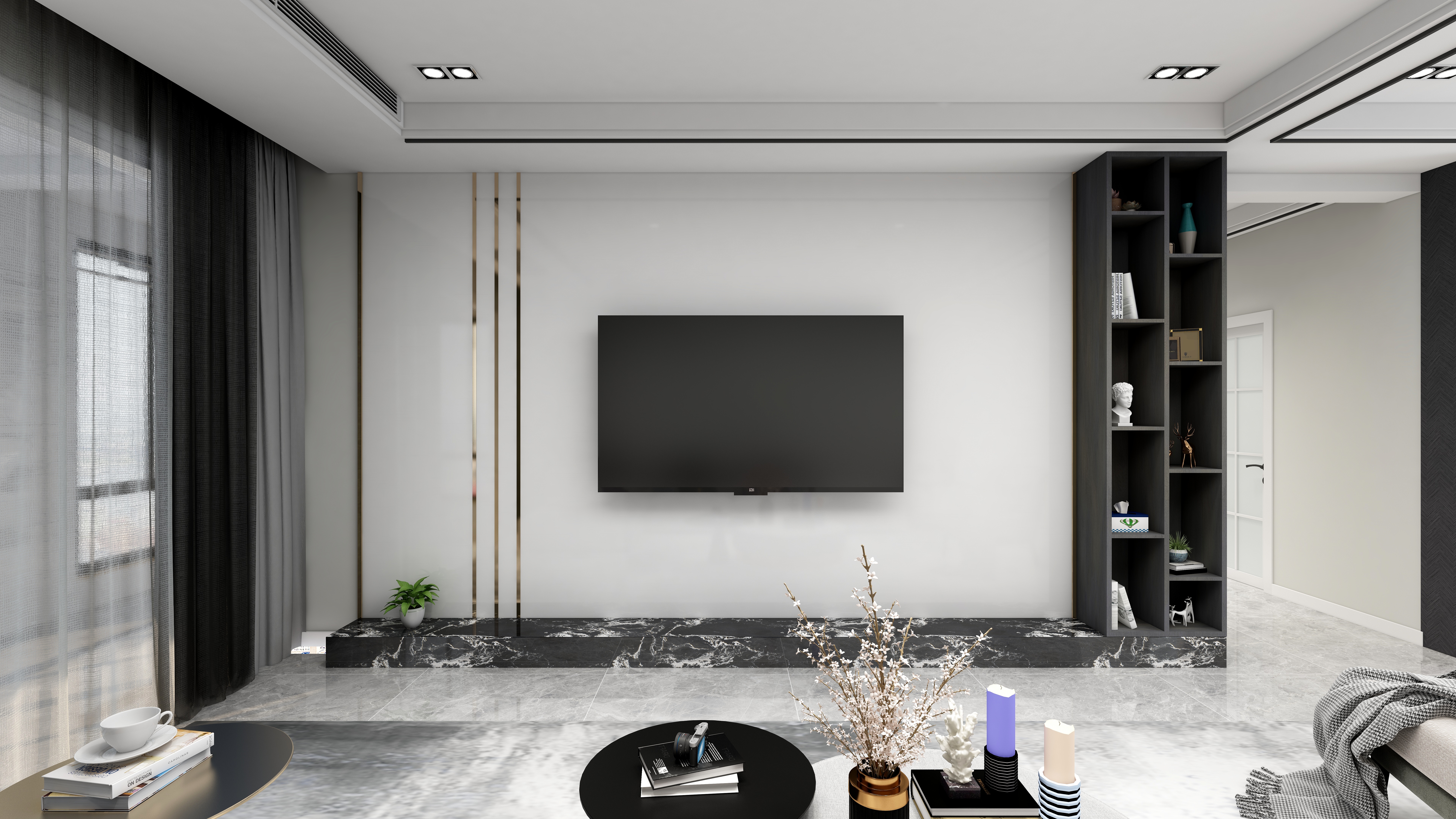 晨亮装饰设计-120.54m²现代简约全案设计-副本-装修设计方案