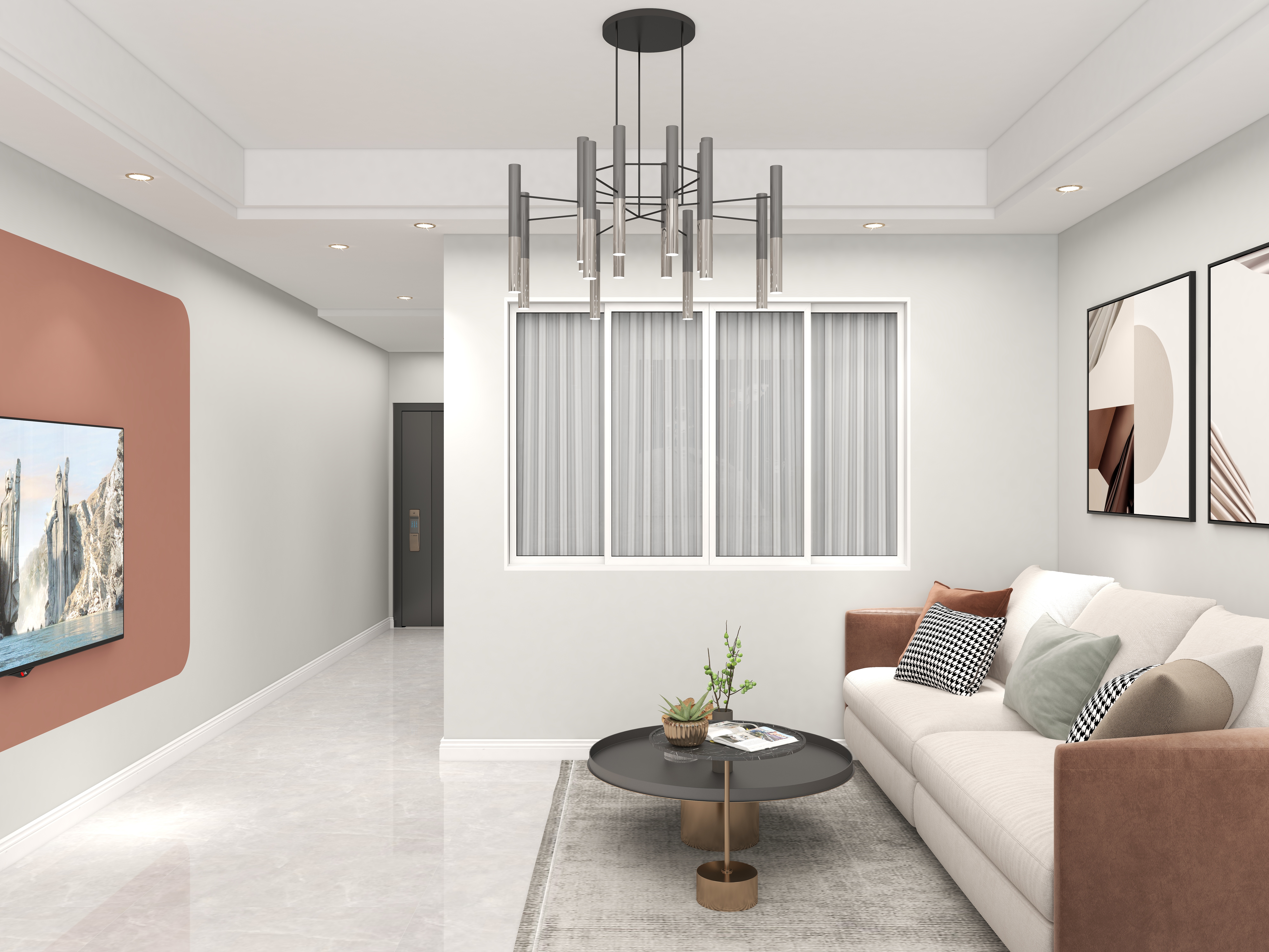 壹诺设计工作室-现代简约装修效果图