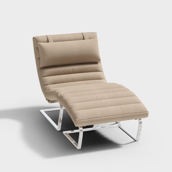 Modern Recliners,Deck Chair,Recliners,beige