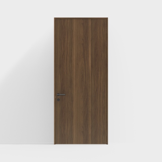 Lixil Door-Interior Door-DAA Silent Door-Round Handle-2350-GC Walnut Dark
