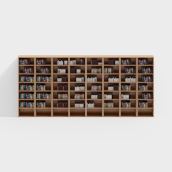 Scandinavian Bookcase,Brown