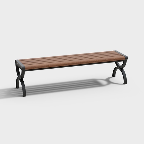 Neoclassic Waiting Room Seat,Black+Brown