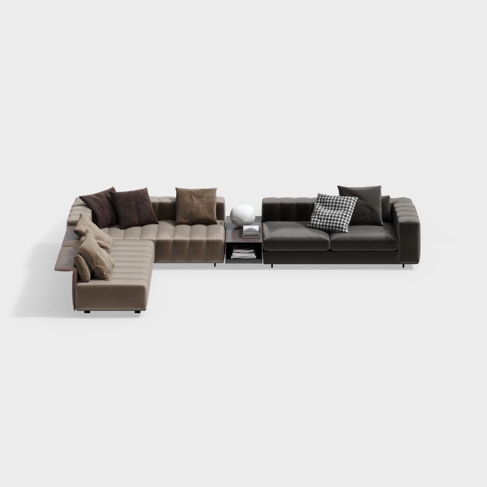 minotti 现代沙发茶几