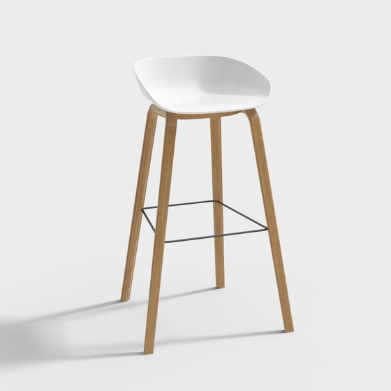 Scandinavian Bar Stools,wood color