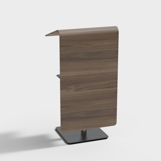 brunner modern wooden podium