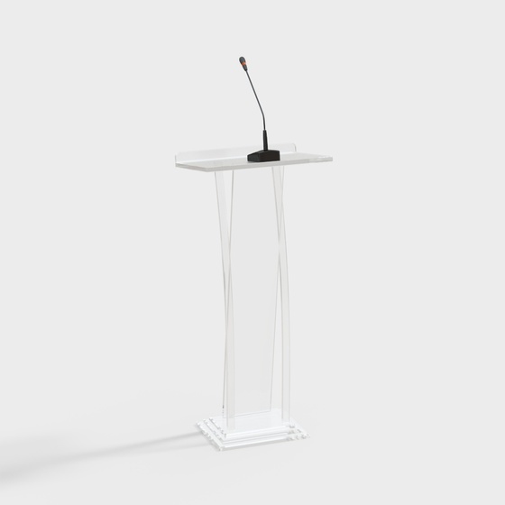 Modern acrylic podium