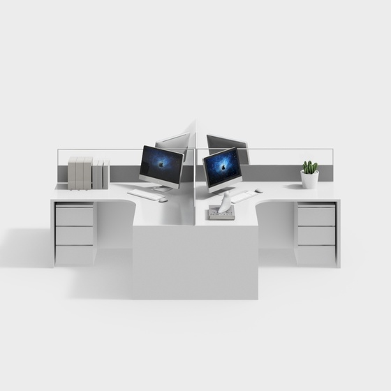 Modern style office minimalist desk