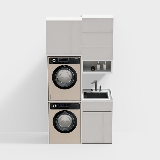 Modern Washer Cabinets,Black+Brown+Earth color