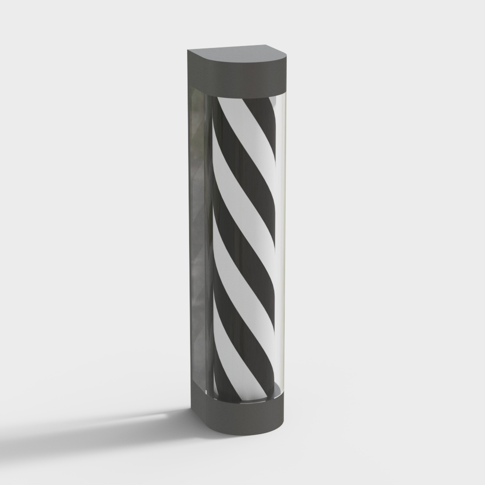 美发挂转灯3D模型