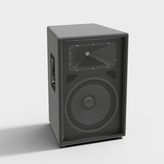 Modern Stage 3D Model in Gray
