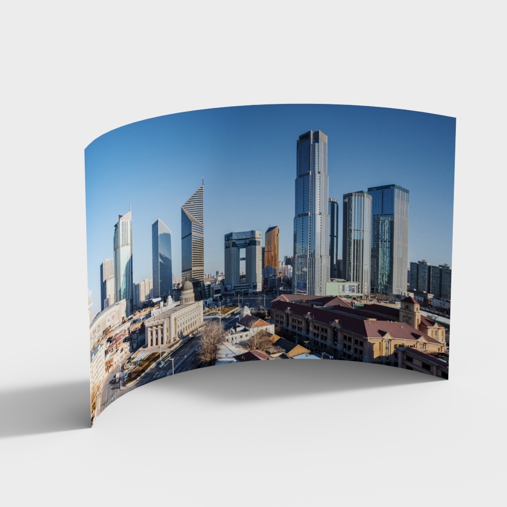 马路街景3D模型