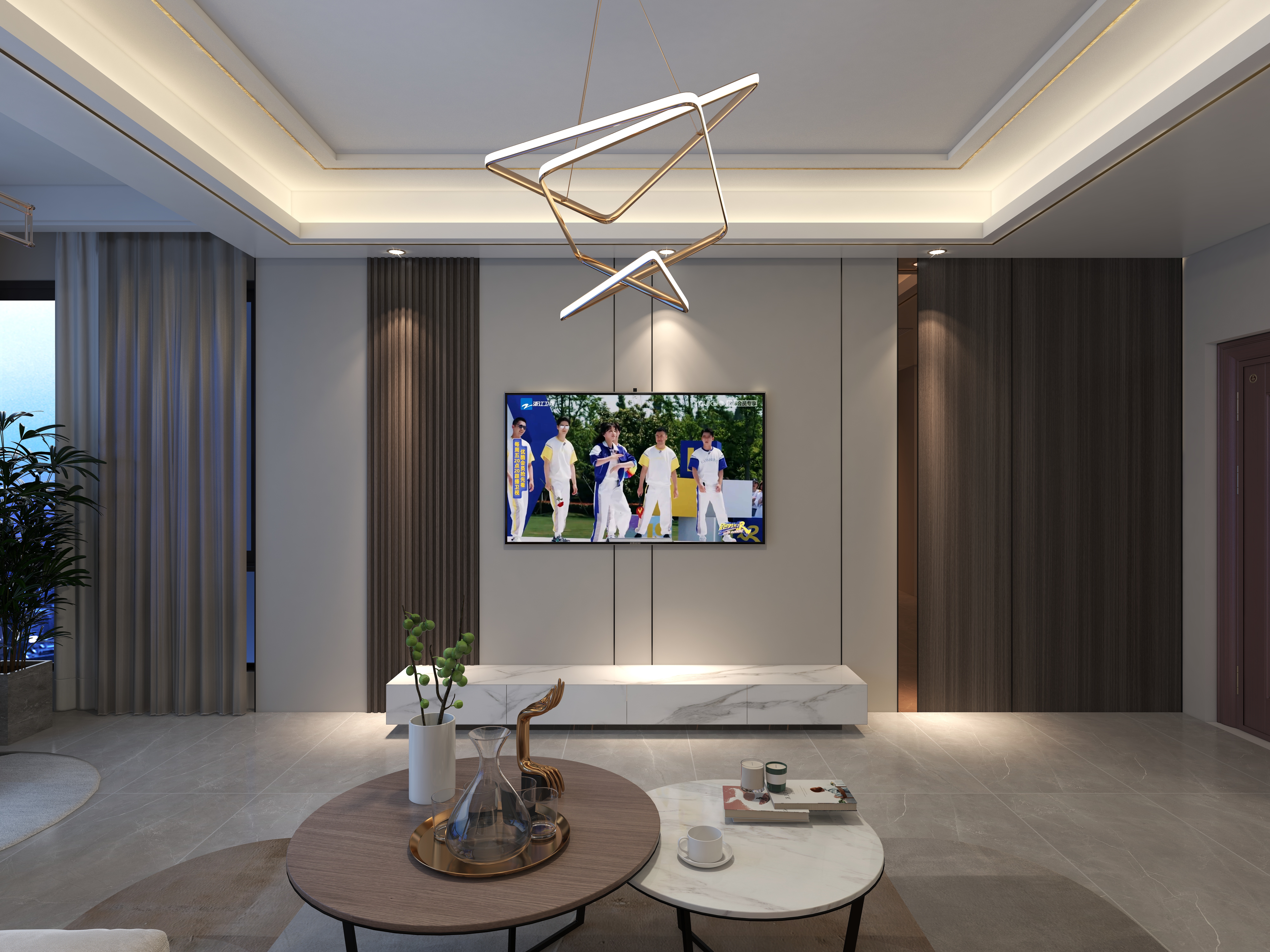 曾丶凡-1105现代轻奢140平方-装修设计方案