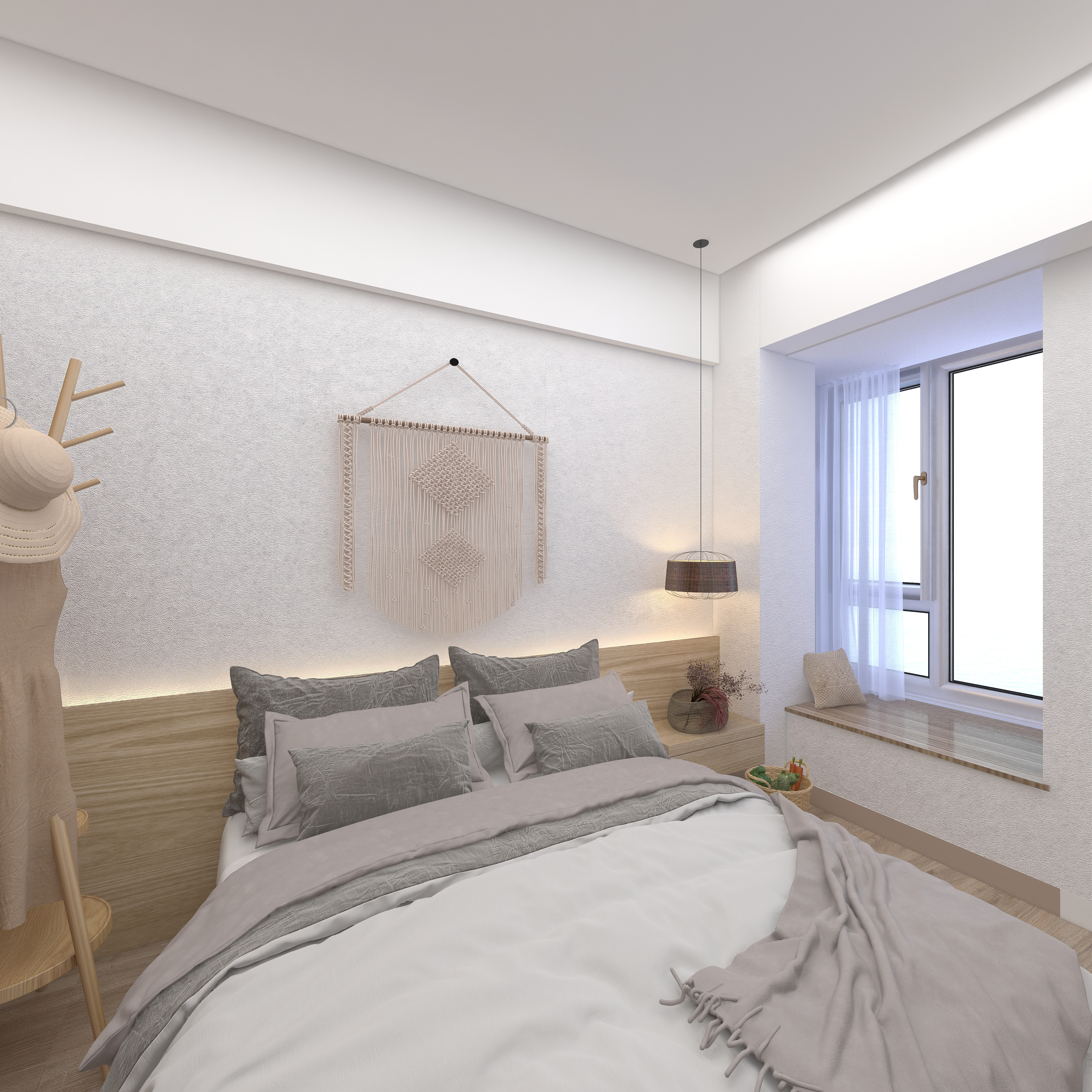 湛智华-工装民宿158平4房一层次卧2装修效果图第3张