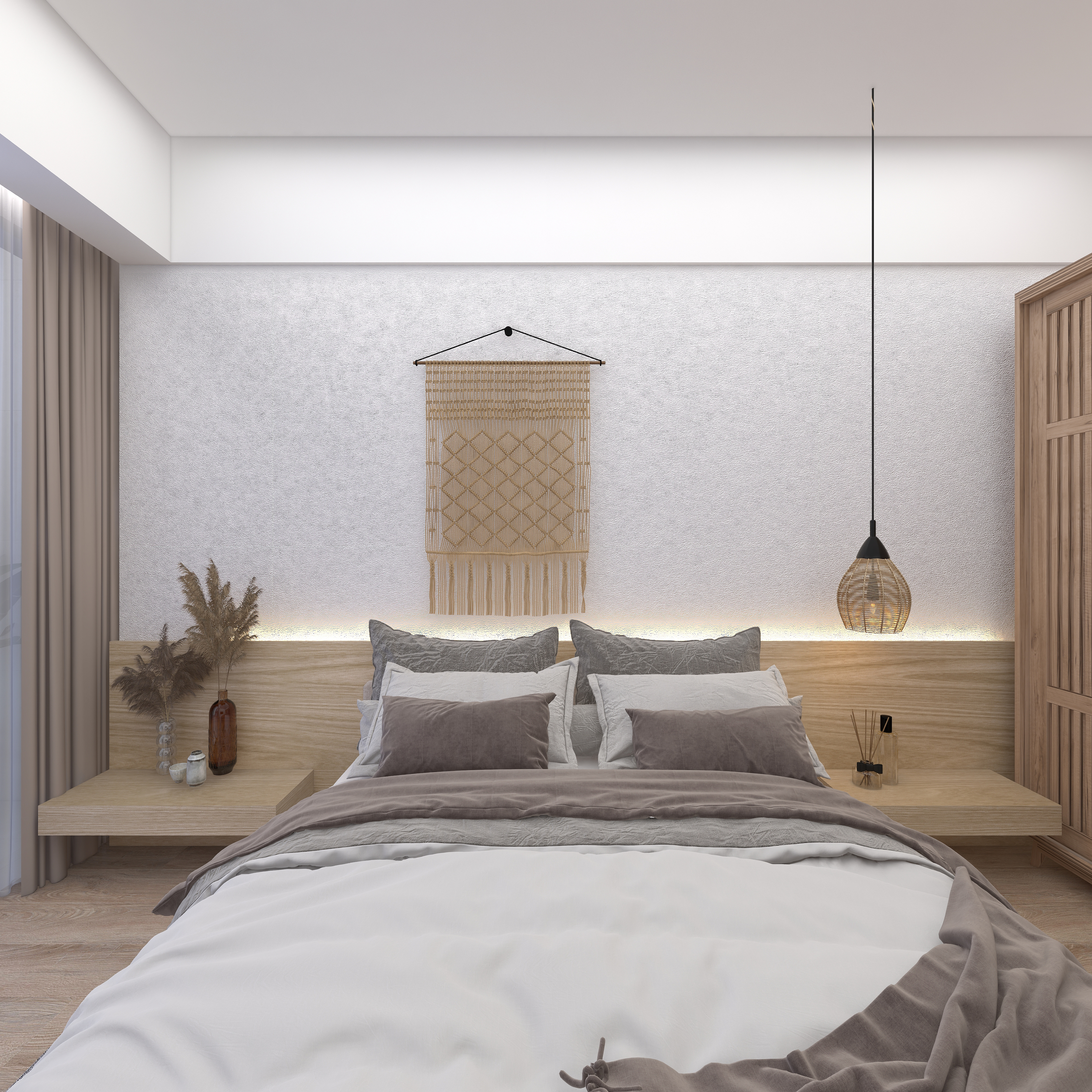 湛智华-工装民宿158平4房一层次卧1装修效果图第3张